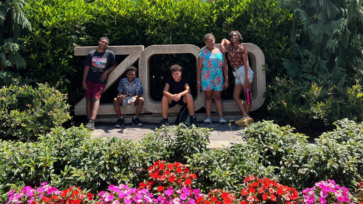 Baltimore scholars went on a learning field trip to the Zoo among many other places