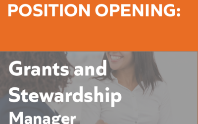 Position Opening: Grants and Stewardship Manager | Network Headquarters