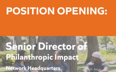 Position Opening: Senior Director of Philanthropic Impact